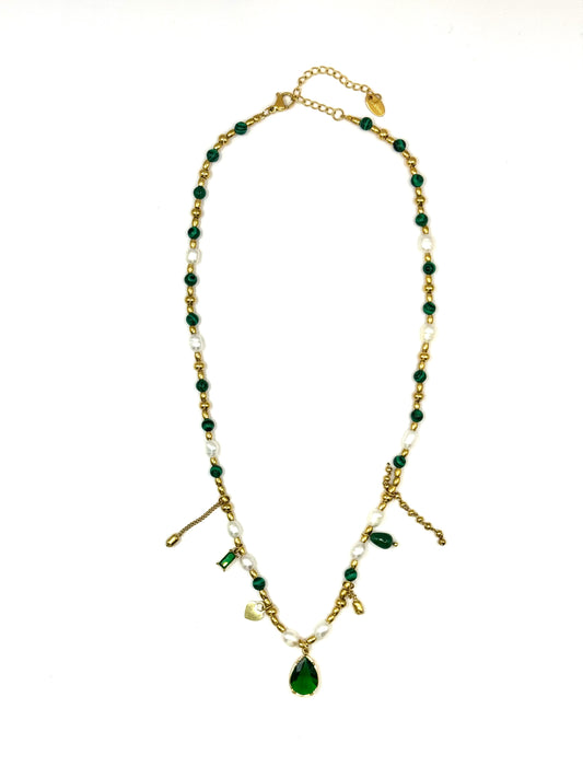 Green Emerald Necklace
