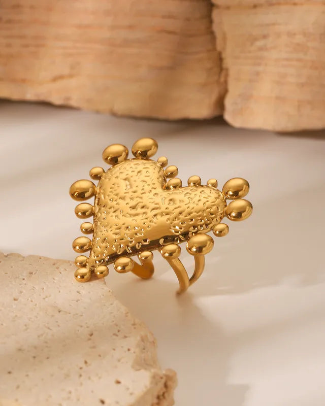 Chunky Heart Ring