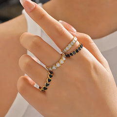 Colorful Heart Ring – Playful & Dainty Statement Ring