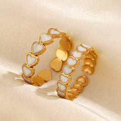 Colorful Heart Ring