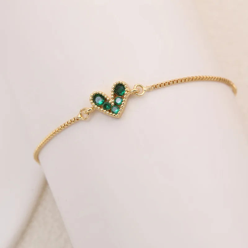 Colorful Heart Bracelet – Playful & Dainty Coquette Jewelry