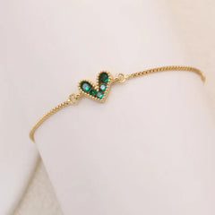 Colorful Heart Bracelet – Playful & Dainty Coquette Jewelry