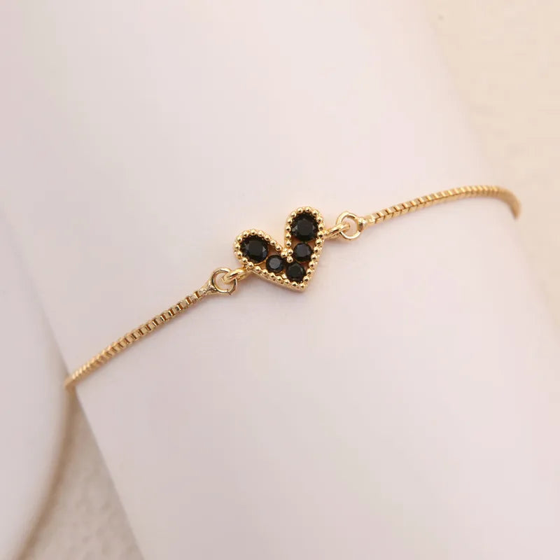 Colorful Heart Bracelet – Playful & Dainty Coquette Jewelry