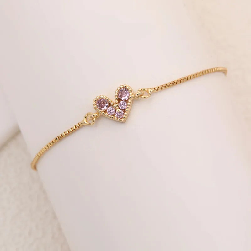 Colorful Heart Bracelet – Playful & Dainty Coquette Jewelry