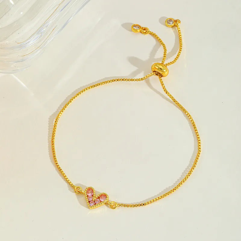 Colorful Heart Bracelet – Playful & Dainty Coquette Jewelry